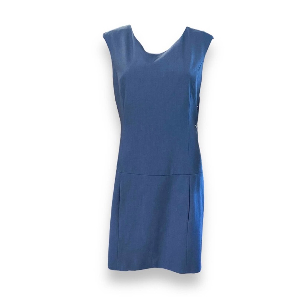 Calvin Klein Fully Lined Sleeveless Sheath Midi Dress with Pockets